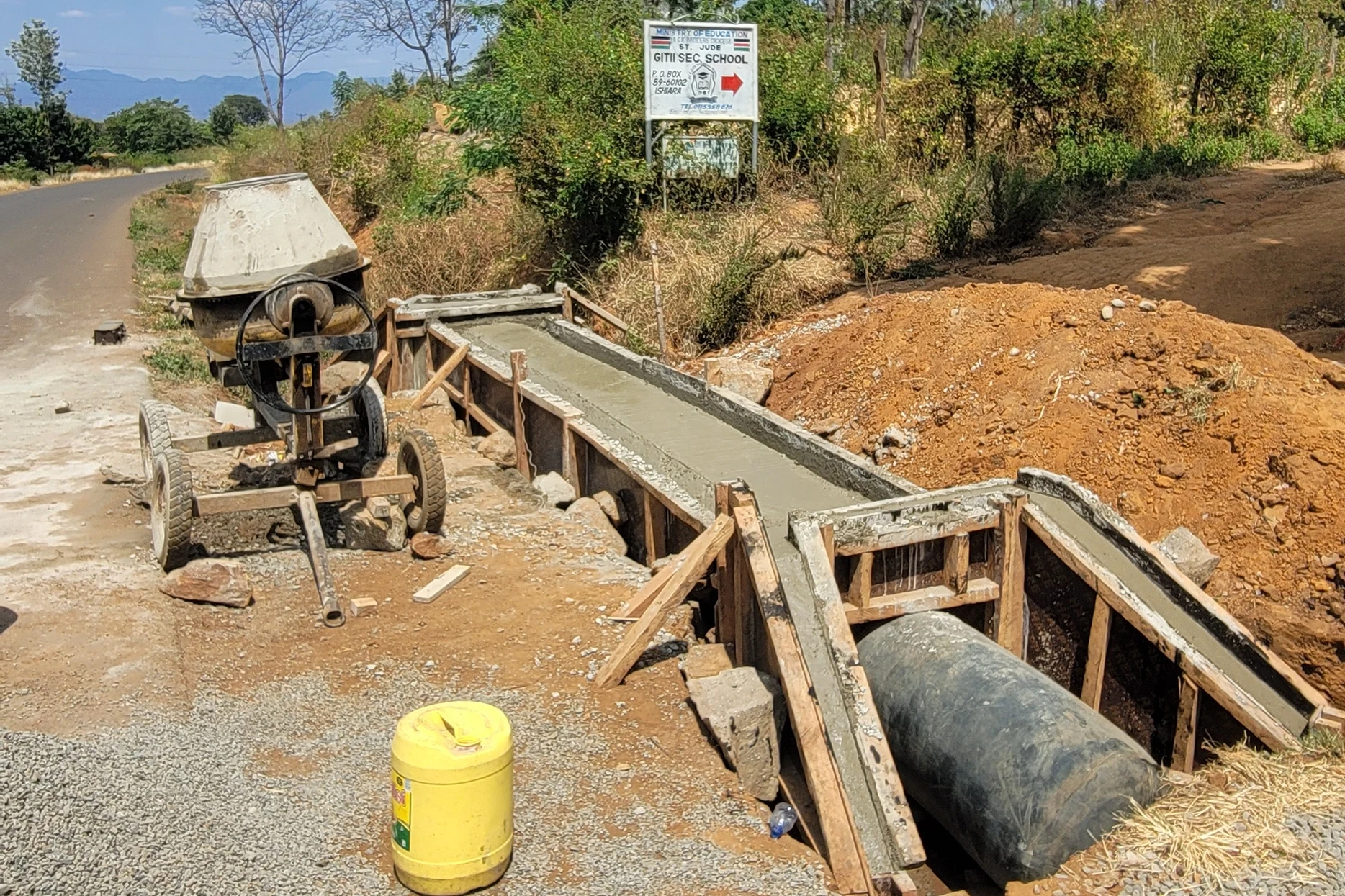 Kanyuambora Kamomo Road Culvert Construction